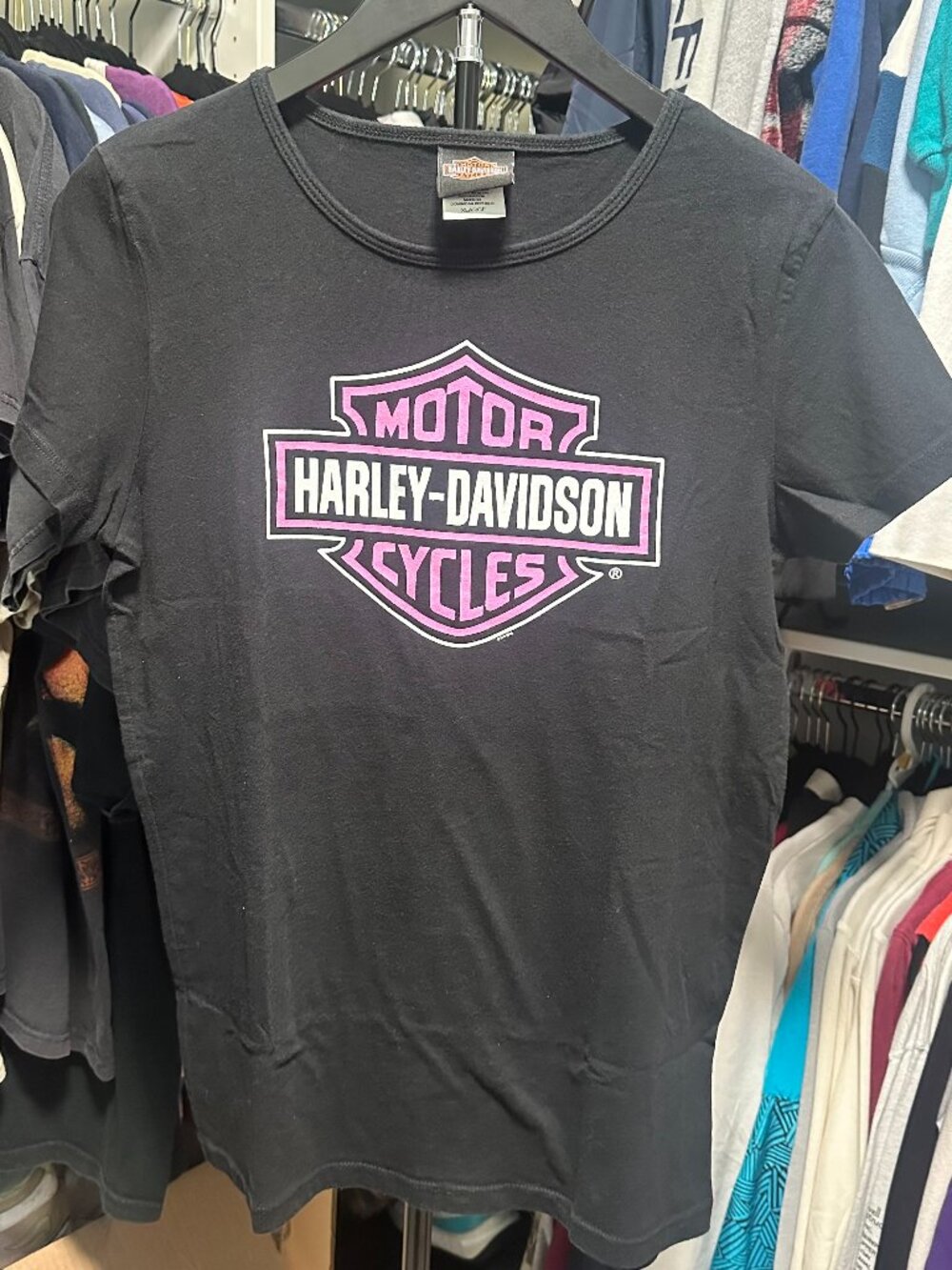 Women's 2013 Harley Davidson Black Biker T-shirt Size XL